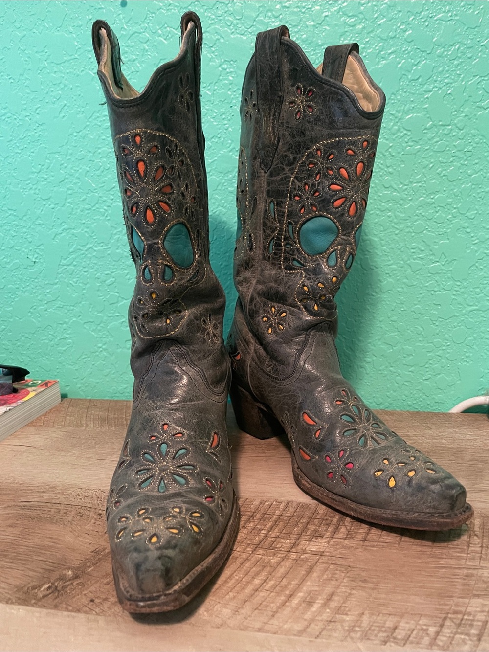 Corral Sugar Skull Western Cowboy Boots